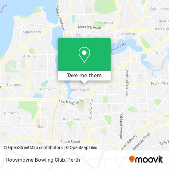 Rossmoyne Bowling Club map
