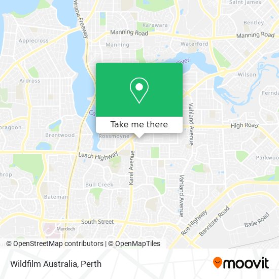 Wildfilm Australia map