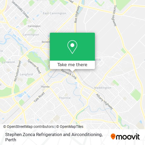 Mapa Stephen Zonca Refrigeration and Airconditioning