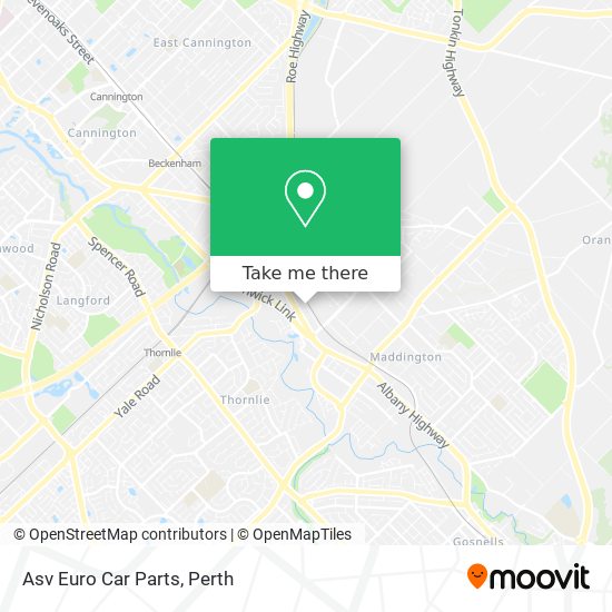 Asv Euro Car Parts map