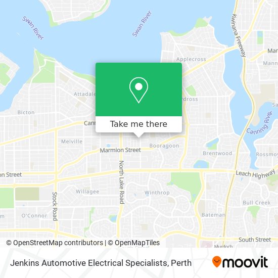 Mapa Jenkins Automotive Electrical Specialists