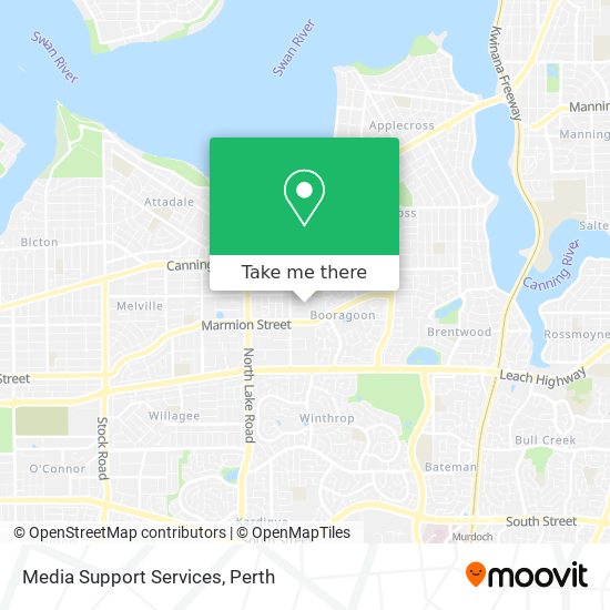 Media Support Services map