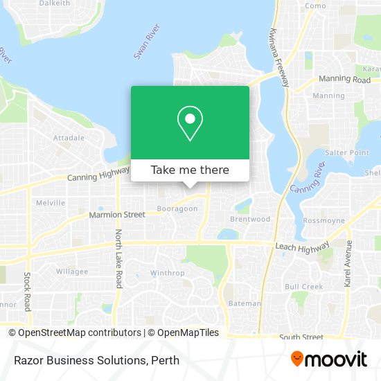 Razor Business Solutions map