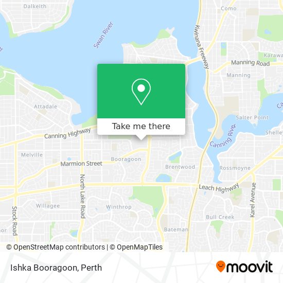 Ishka Booragoon map