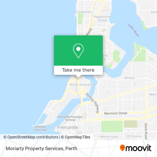 Mapa Moriarty Property Services