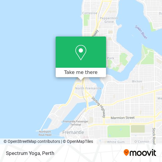 Spectrum Yoga map