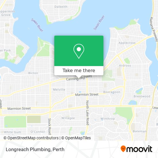 Mapa Longreach Plumbing