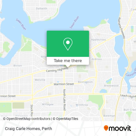 Craig Carle Homes map
