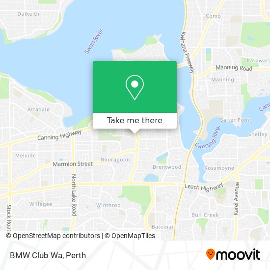 BMW Club Wa map