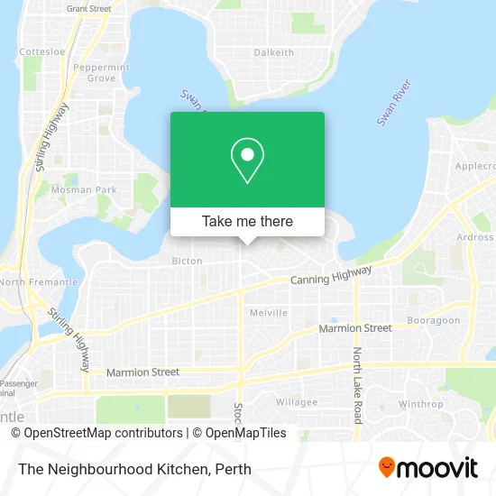 Mapa The Neighbourhood Kitchen