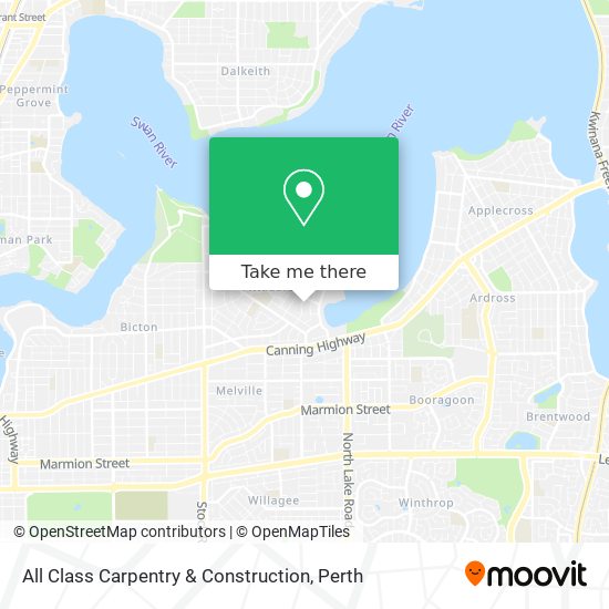 All Class Carpentry & Construction map