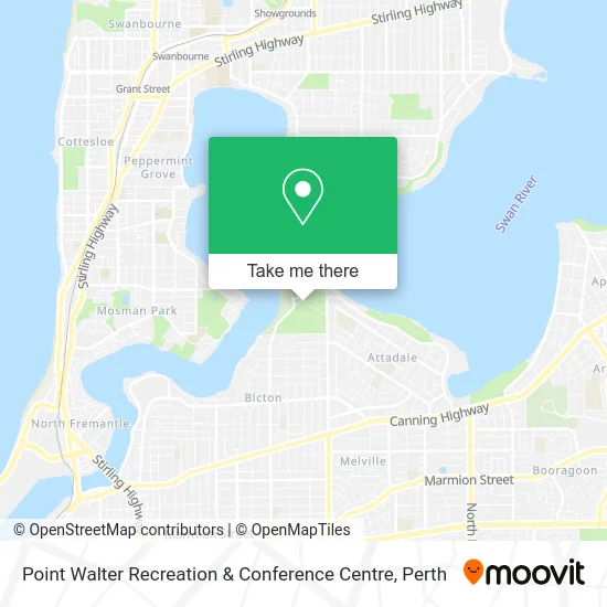 Mapa Point Walter Recreation & Conference Centre