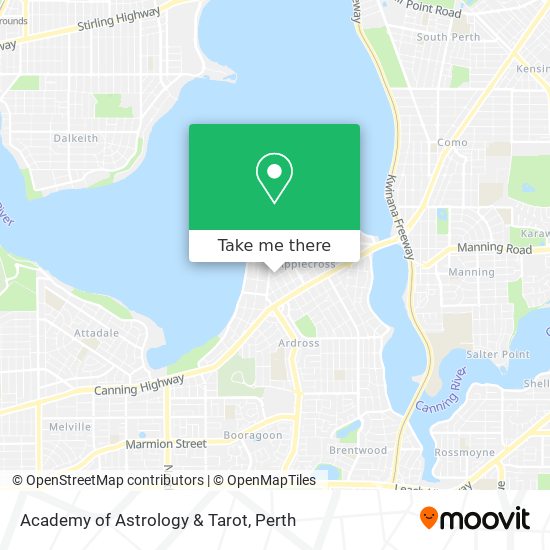 Academy of Astrology & Tarot map