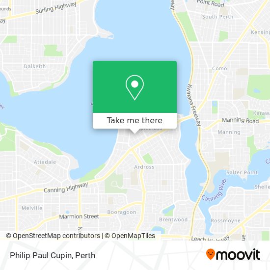 Philip Paul Cupin map