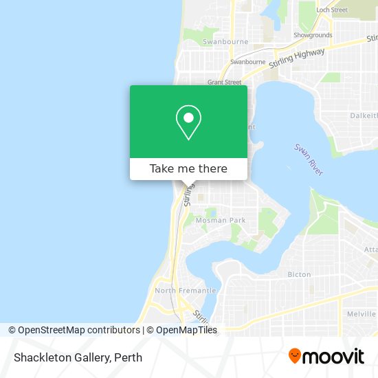 Shackleton Gallery map