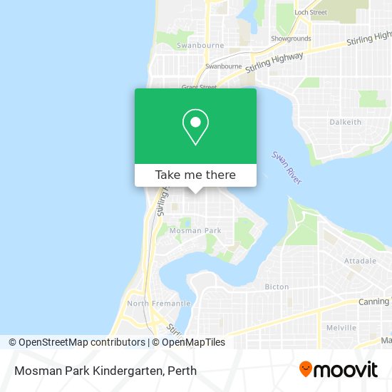 Mosman Park Kindergarten map