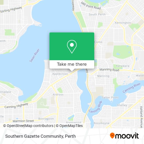 Southern Gazette Community map