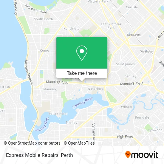 Mapa Express Mobile Repairs