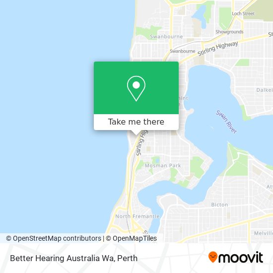 Better Hearing Australia Wa map