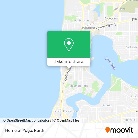 Mapa Home of Yoga