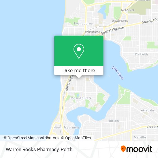 Warren Rocks Pharmacy map