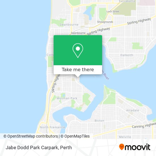 Jabe Dodd Park Carpark map