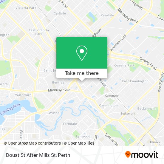 Doust St After Mills St map