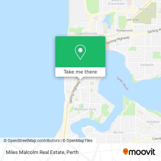 Mapa Miles Malcolm Real Estate