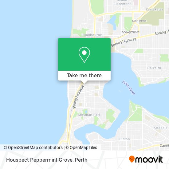 Houspect Peppermint Grove map