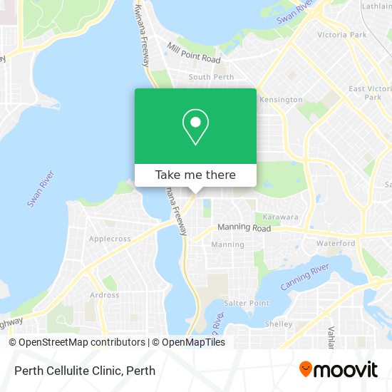 Perth Cellulite Clinic map