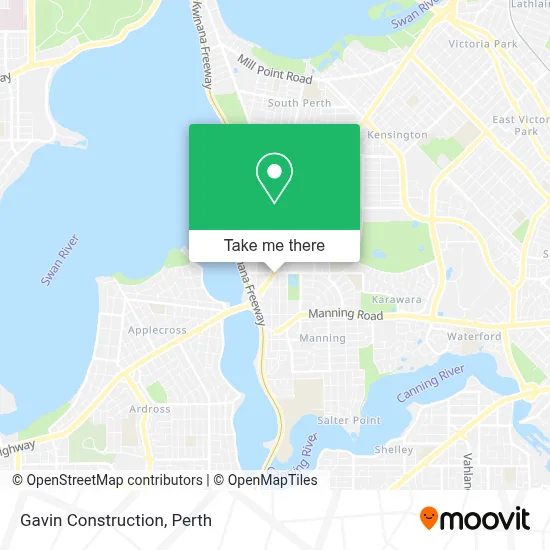 Mapa Gavin Construction