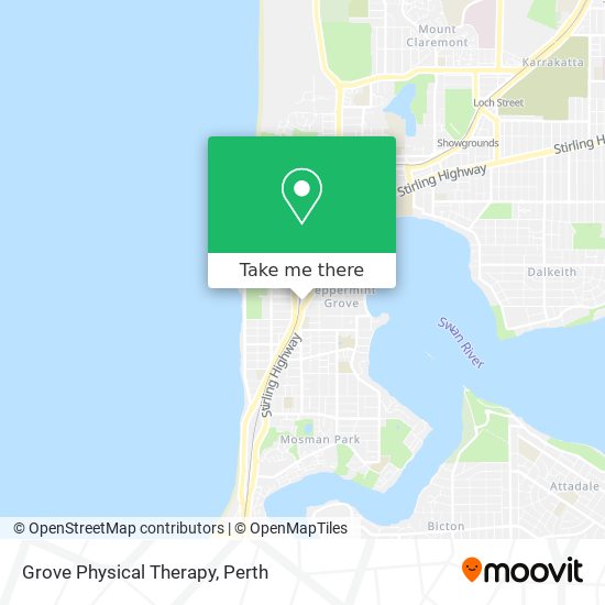 Grove Physical Therapy map