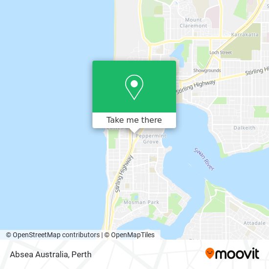 Absea Australia map