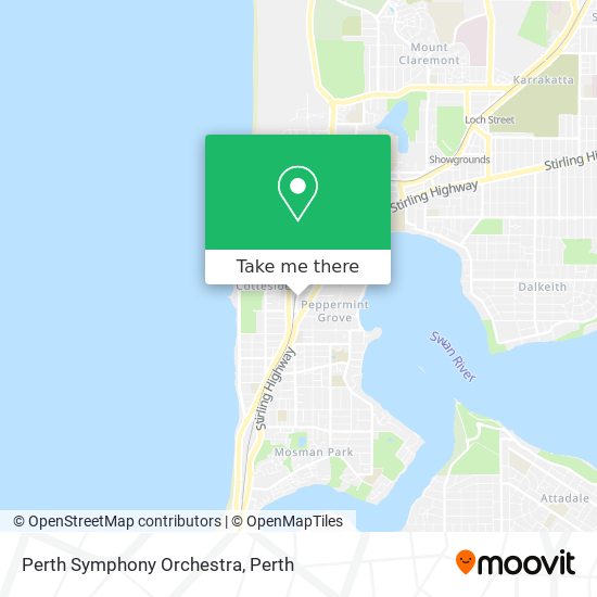 Perth Symphony Orchestra map