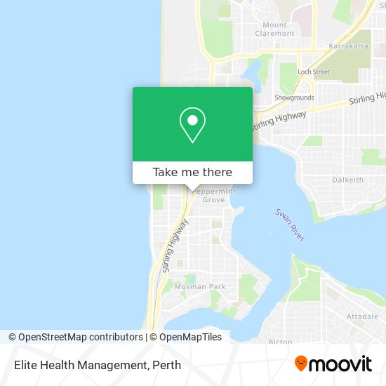 Elite Health Management map