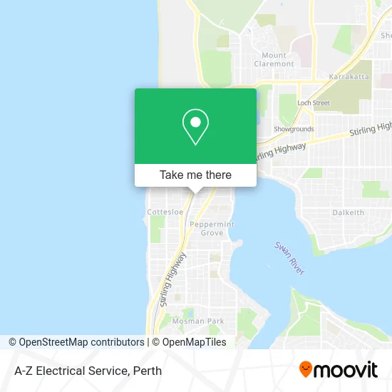 Mapa A-Z Electrical Service