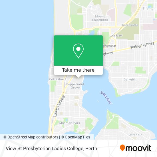 View St Presbyterian Ladies College map