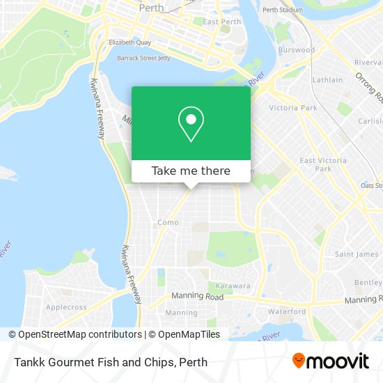 Tankk Gourmet Fish and Chips map