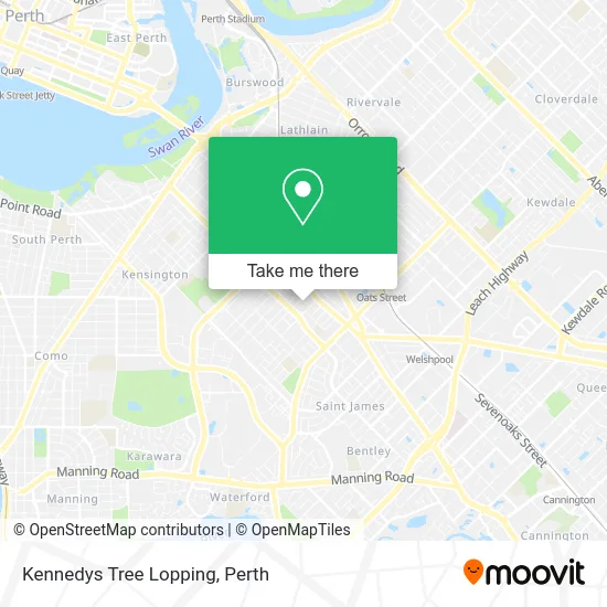 Mapa Kennedys Tree Lopping