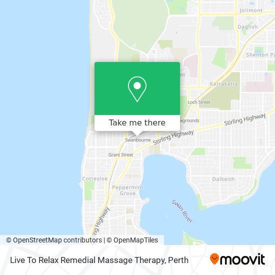 Live To Relax Remedial Massage Therapy map