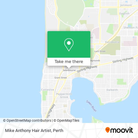 Mike Anthony Hair Artist map