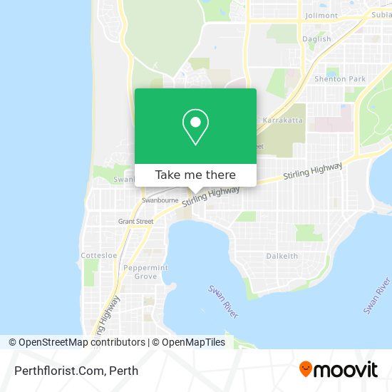 Perthflorist.Com map