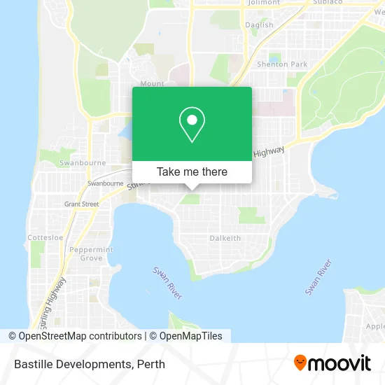 Mapa Bastille Developments