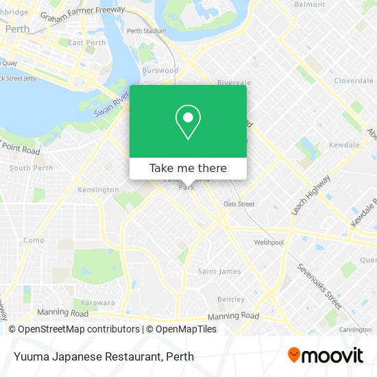 Mapa Yuuma Japanese Restaurant