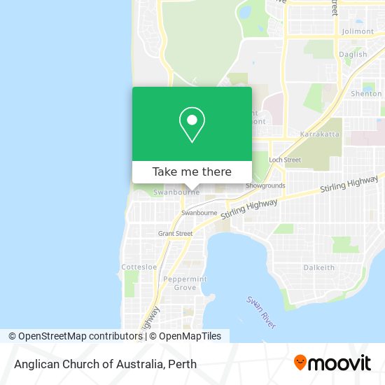 Anglican Church of Australia map
