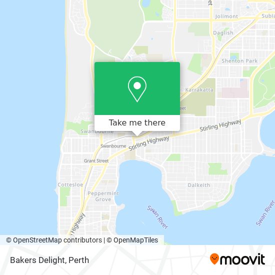 Bakers Delight map