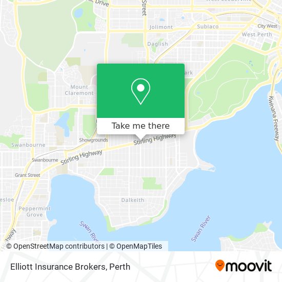 Elliott Insurance Brokers map