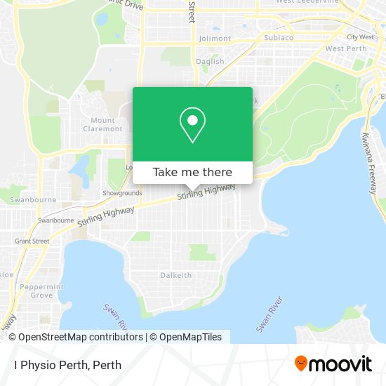 Mapa I Physio Perth