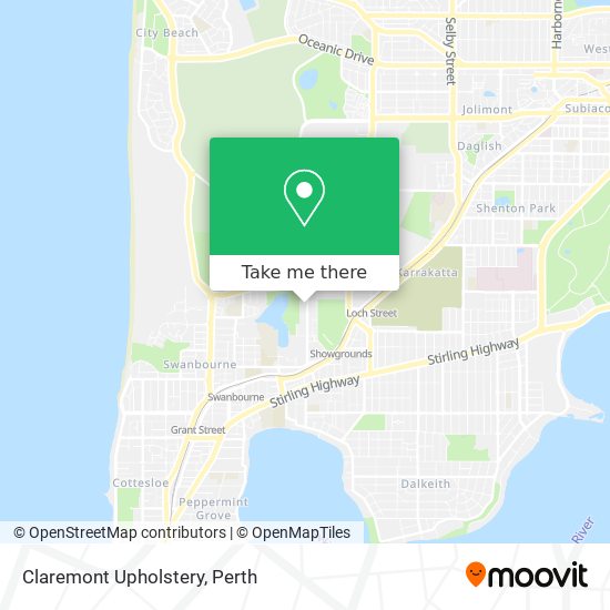 Claremont Upholstery map