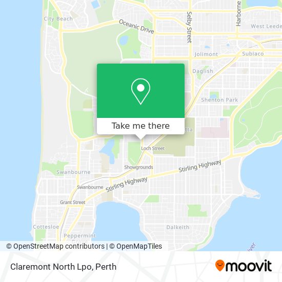 How to get to Claremont North Lpo in Claremont by Train or Bus?